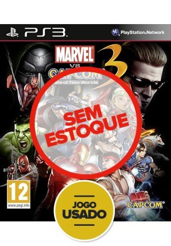 Marvel vs. Capcom 3: Fate of Two Worlds - PS3(Usado)